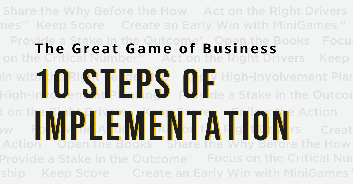 10 steps of implementation blog