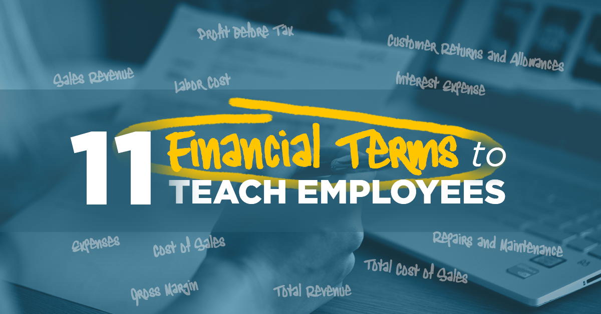 Financial Terms to Teach Employees