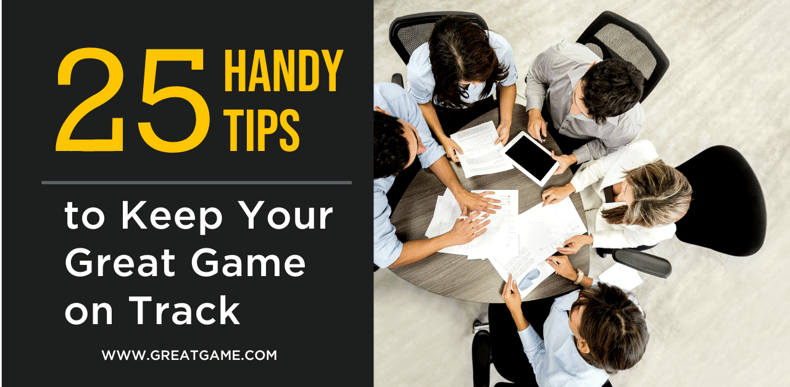 25 handy tips to keep your great game on track blog