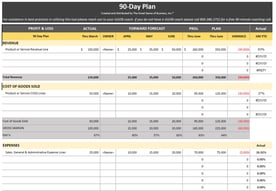 90 Day plan screenshot short