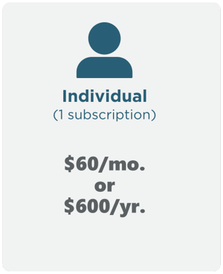 Individual  Member Pricing