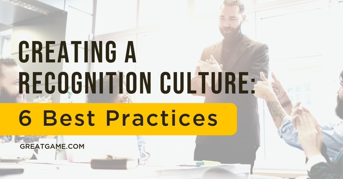 Creating a recognition culture in the workplace