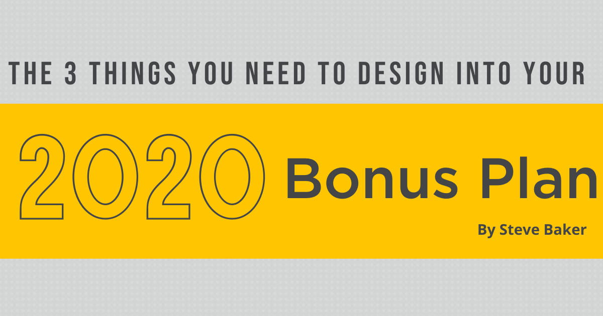 2020 employee bonus plan