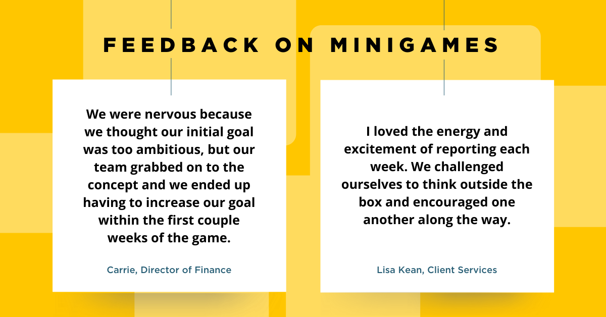 Client testimonials about GGOB MiniGames 