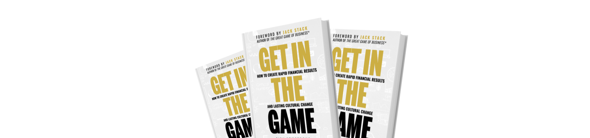Get in the Game books-no background