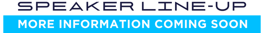 Speaker Line-up coming soon text