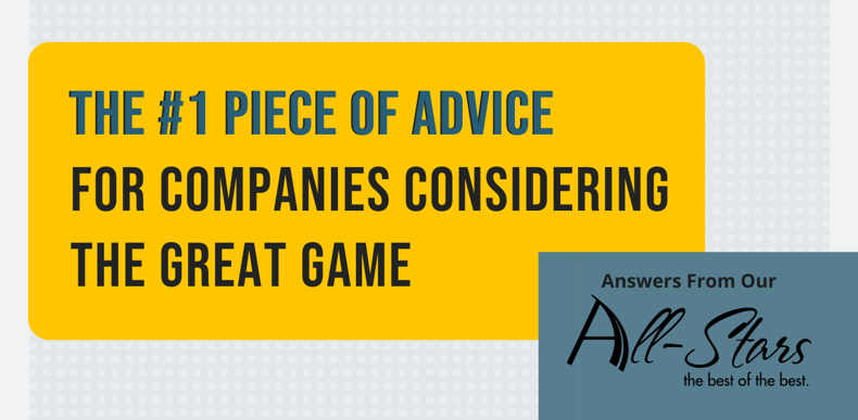 The #1 piece of advice for companies considering great game blog