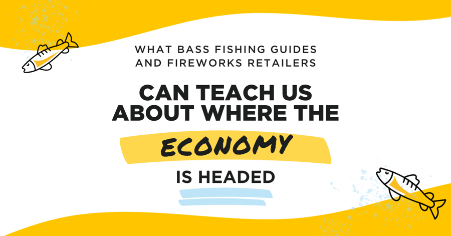 Wat Bass Fishing Guides en vuurwerkwinkels ons kunnen leren over waar de economie naartoe gaat