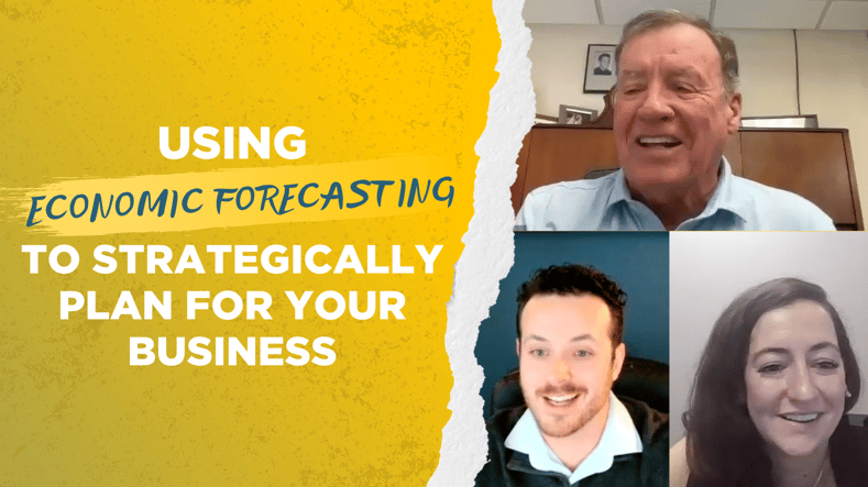 Youtube Podcast Thumbnail  – Using Economic Forecasting To Strategically Plan For Your Business