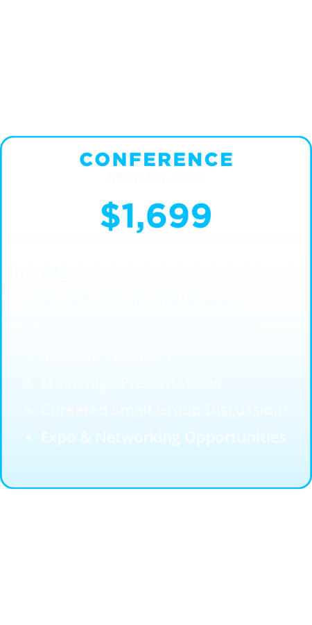 final conference pricing