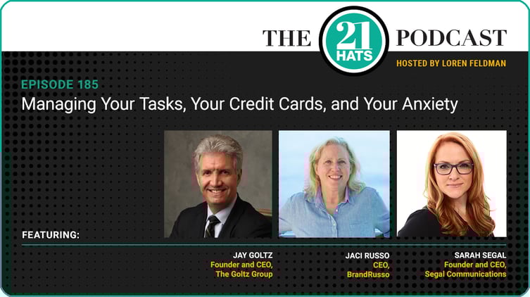 managing your tasks, your creit cards, and your anxiety