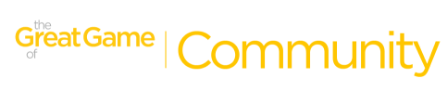 Yellow and White Community Logo